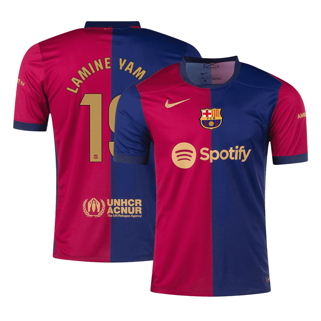 Premium Quality Men S Lamine Yamal Barcelona Home Soccer Jersey