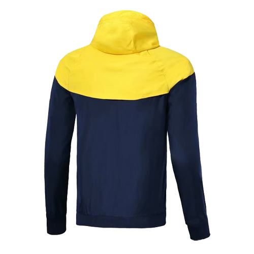 Customize Team Yellow Windbreaker Hoodie Jacket - Pro Jersey Shop