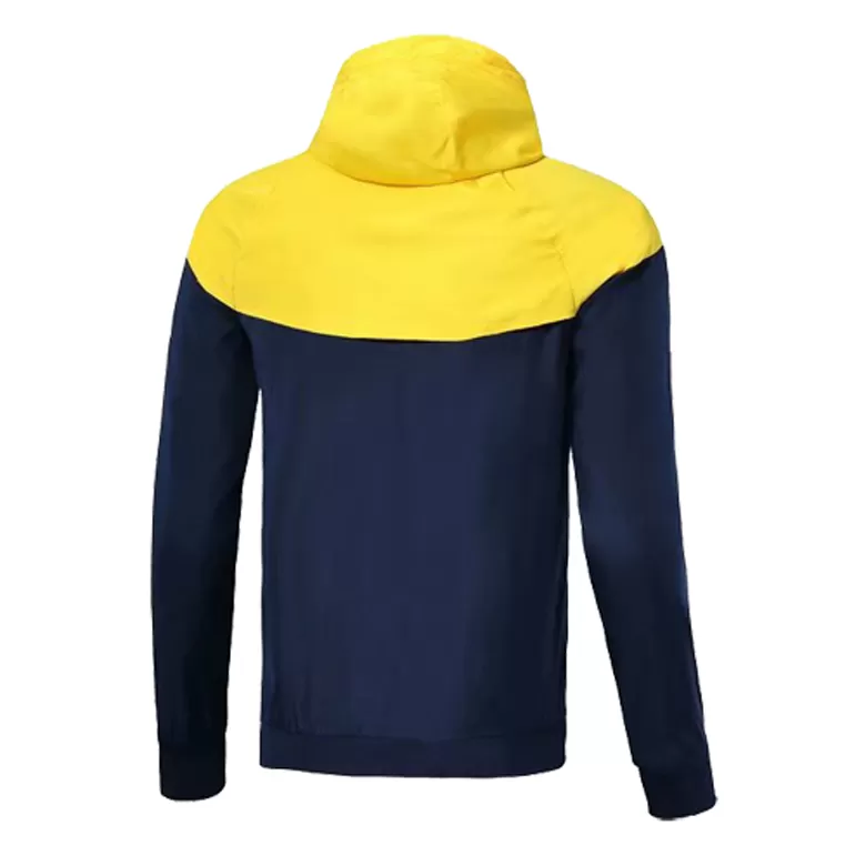 Customize Team Yellow Windbreaker Hoodie Jacket - Pro Jersey Shop