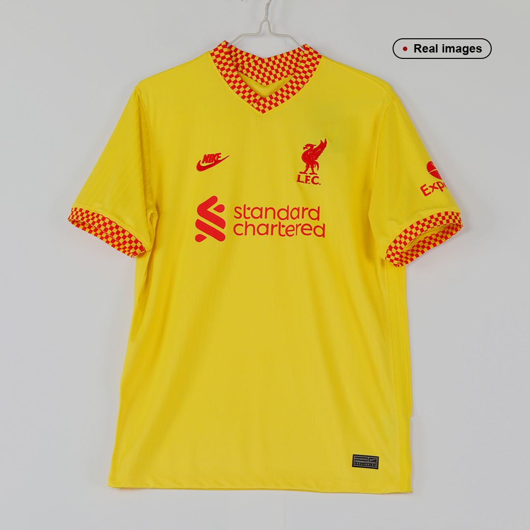 yellow liverpool third away jersey shirt 2021-22 | Pro Jersey Shop
