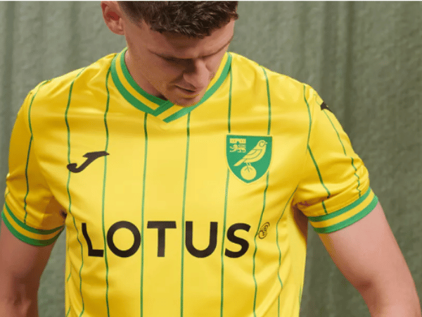 Norwich City home soccer jersey.png