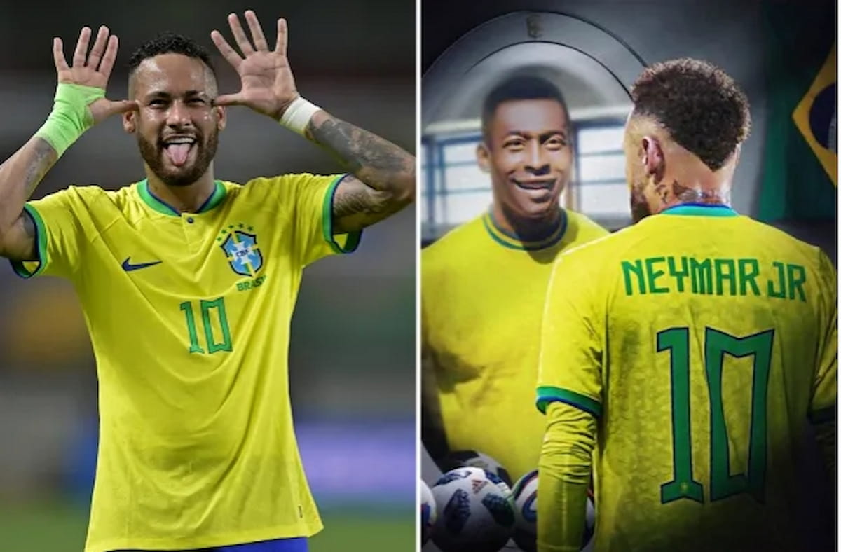 neymar breaking Pelé’s Goal Scoring Record
