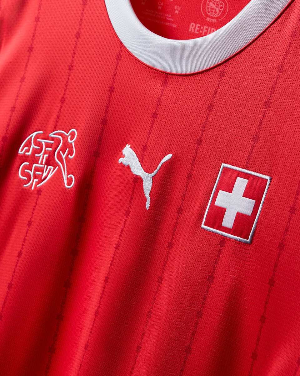 Switzerland Home Soccer Shirt - Men's - Euro 2024 - Fan Edition.jpg