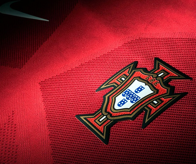 Men's Vintage 2016 Portugal Home Jersey Shirt.png