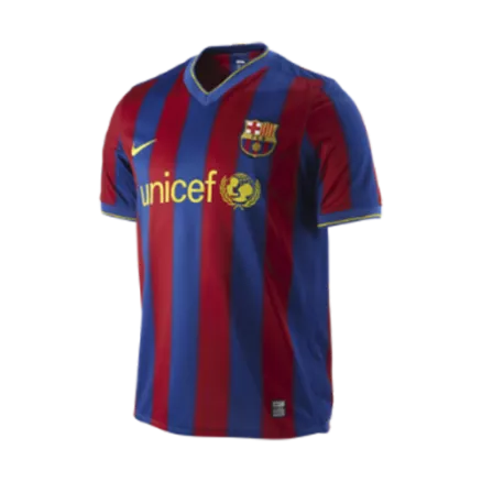 Men's Retro 2009/10 Barcelona Home Soccer Jersey Shirt - Pro Jersey Shop