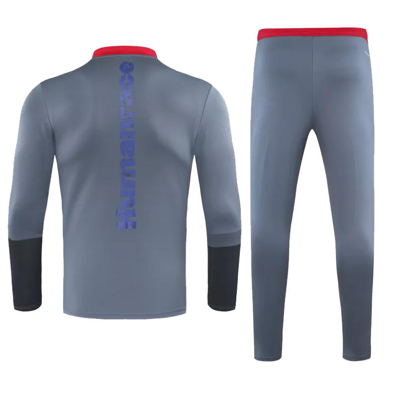 Men's Manchester United Human Race Zipper Tracksuit Sweat Shirt Kit (Top+Trousers) - Pro Jersey Shop
