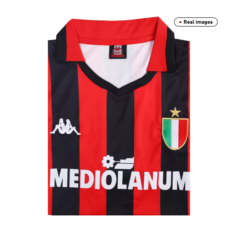 Men's Retro 1988/89 AC Milan Home Soccer Jersey Shirt - Pro Jersey Shop