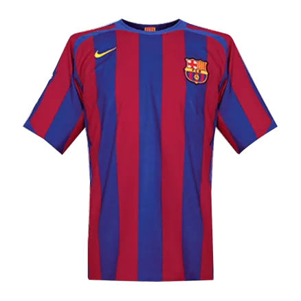 Men's Retro 2005/06 Barcelona Home Soccer Jersey Shirt - Pro Jersey Shop