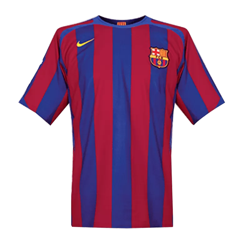 Men's Retro 2005/06 Barcelona Home Soccer Jersey Shirt - Pro Jersey Shop