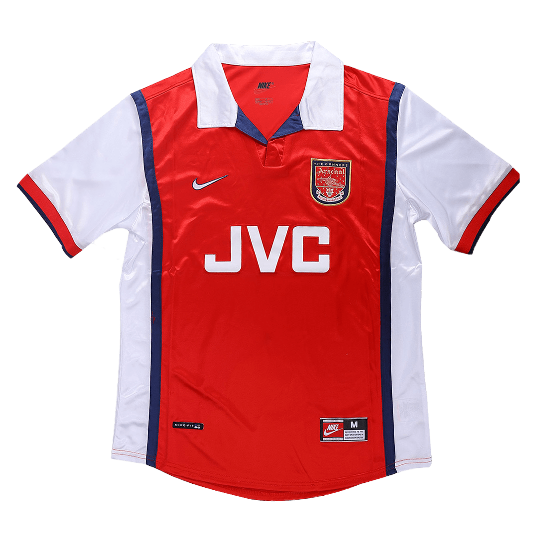 Uitdrukking opwinding Afsnijden Men's Retro 1998/99 Arsenal Home Soccer Jersey Shirt Nike | Pro Jersey Shop
