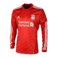 Men's Retro 2011/12 Replica Liverpool Home Long Sleeves Soccer Jersey Shirt Adidas - Pro Jersey Shop
