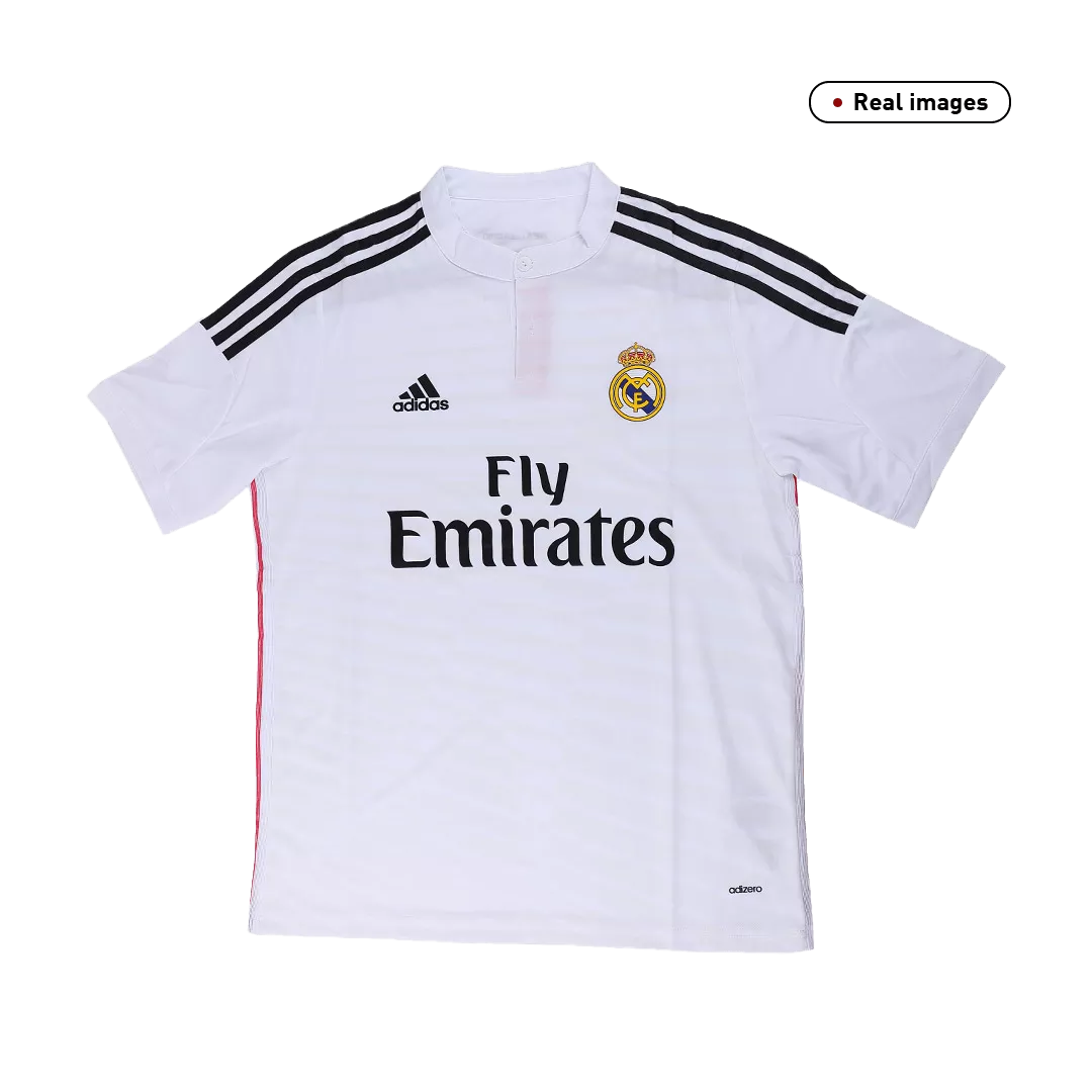 Regenerador Medicinal Caucho Men's Retro 2014/15 Real Madrid Home Soccer Jersey Shirt Adidas | Pro Jersey  Shop