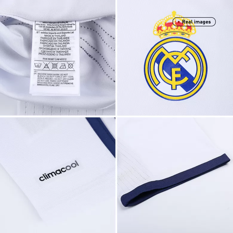 Retro 16/17 Real Madrid Home Long Sleeve Jersey - Kitsociety