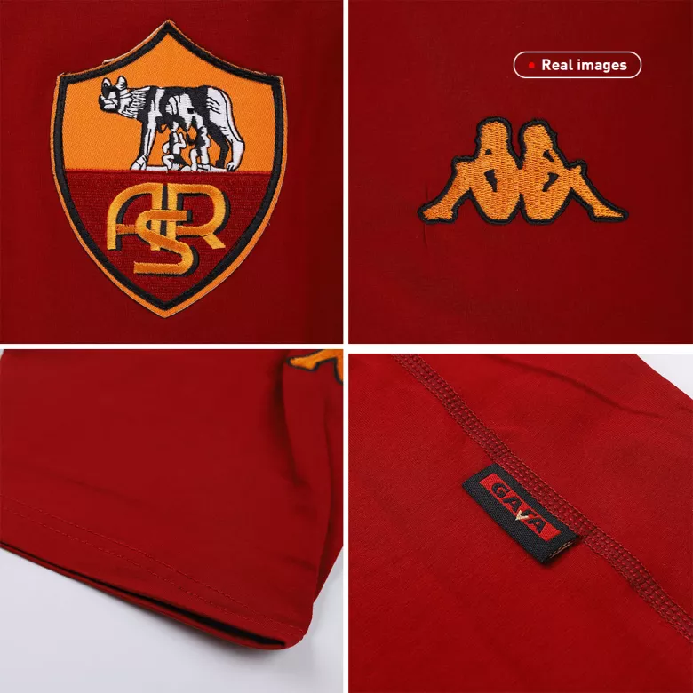 Men's Retro 2000/01 Roma Home Soccer Jersey Shirt - Pro Jersey Shop