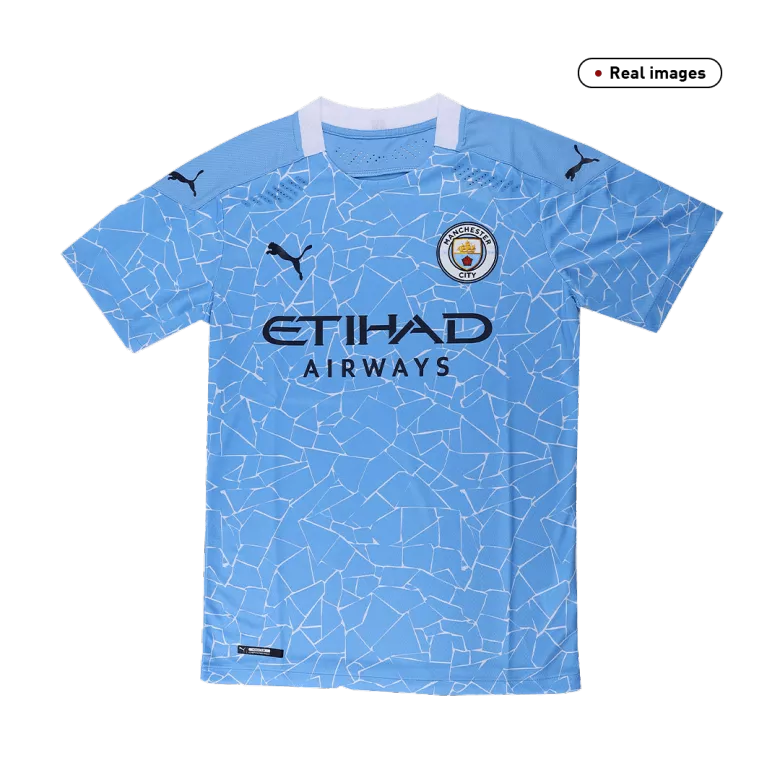 Men's Authentic Manchester City Home Soccer Jersey Shirt 2020/21 - Pro Jersey Shop