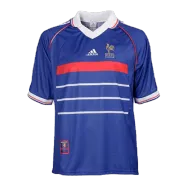 Men's Retro 1998 France Home Soccer Jersey Shirt Adidas - Pro Jersey Shop
