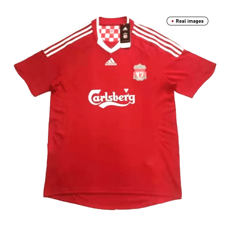 Men's Retro 2008/09 Liverpool Home Soccer Jersey Shirt - Pro Jersey Shop