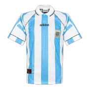 Men's Retro 1996 Argentina Home Soccer Jersey Shirt Adidas - Pro Jersey Shop