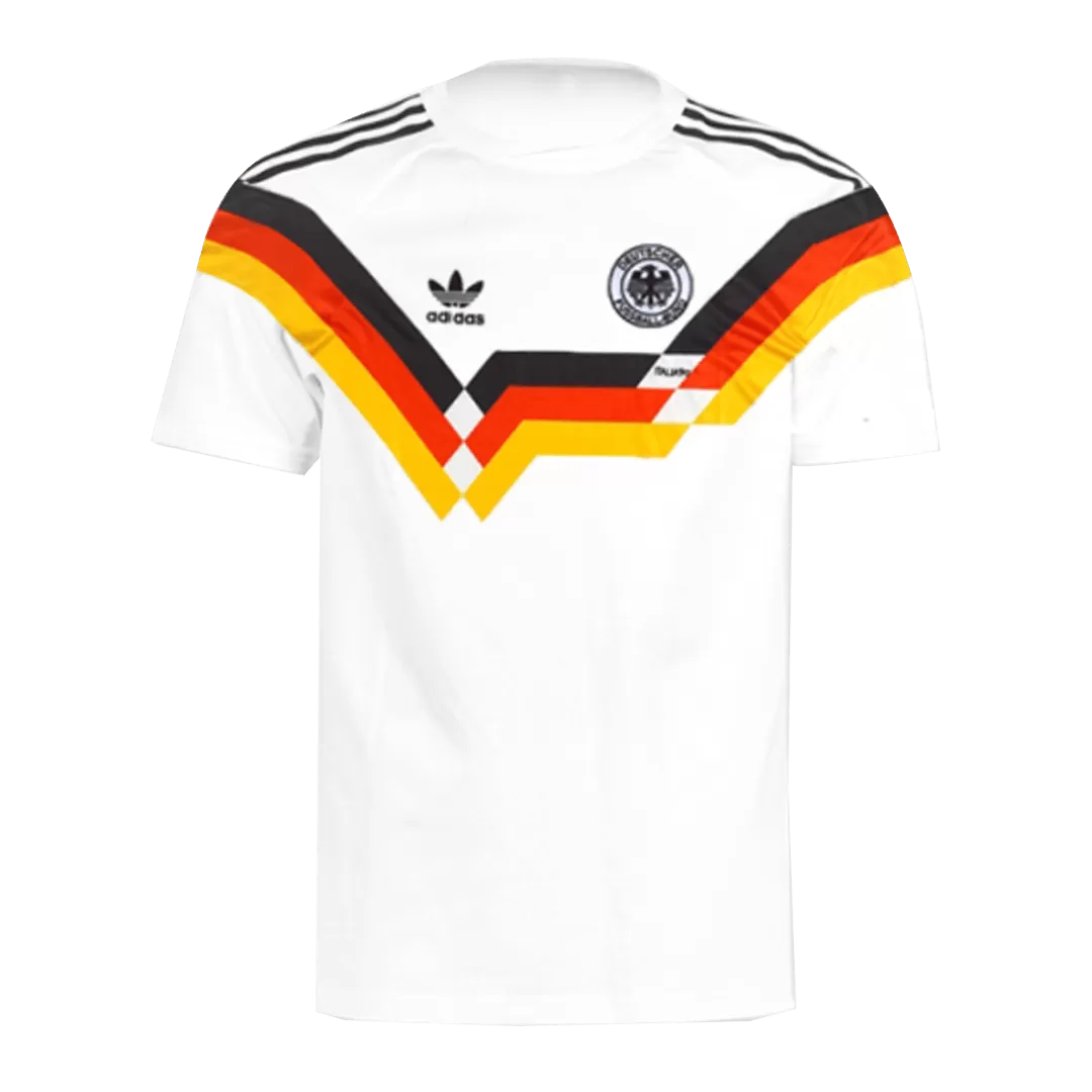 onwettig mist Gronden Men's Retro 1990 Germany Home Soccer Jersey Shirt Adidas - World Cup  Champion | Pro Jersey Shop
