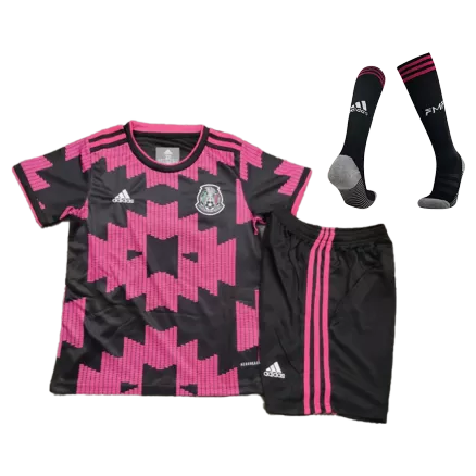 Kids Mexico Home Soccer Jersey Whole Kit (Jersey+Shorts+Socks) 2020/21 - Pro Jersey Shop