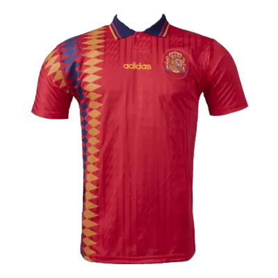 Men's Retro 1994 Spain Home Soccer Jersey Shirt - Pro Jersey Shop