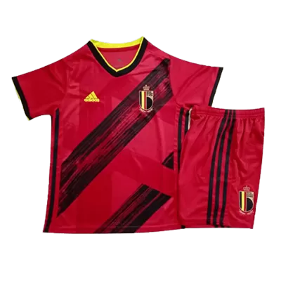 Kids Belgium Home Soccer Jersey Kit (Jersey+Shorts) 2020 - Pro Jersey Shop