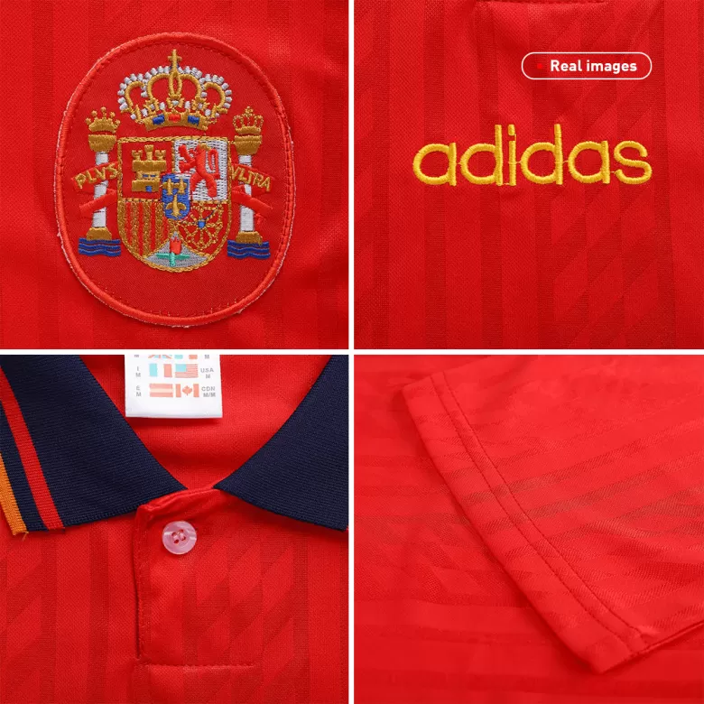Men's Retro 1994 Spain Home Soccer Jersey Shirt - Pro Jersey Shop