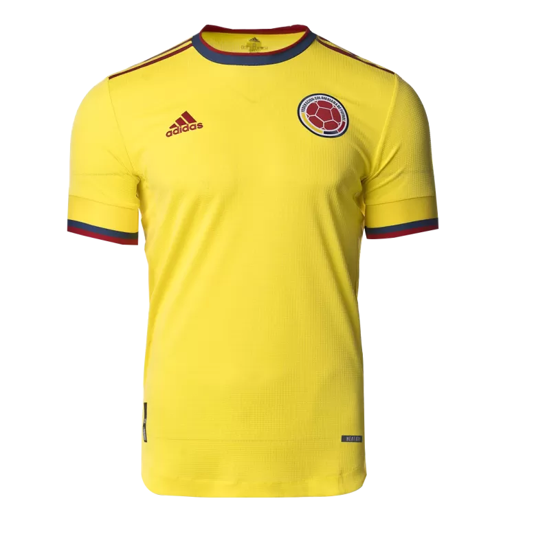 Men's Y.MINA #13 Colombia Home Soccer Jersey Shirt 2021 - Fan Version - Pro Jersey Shop