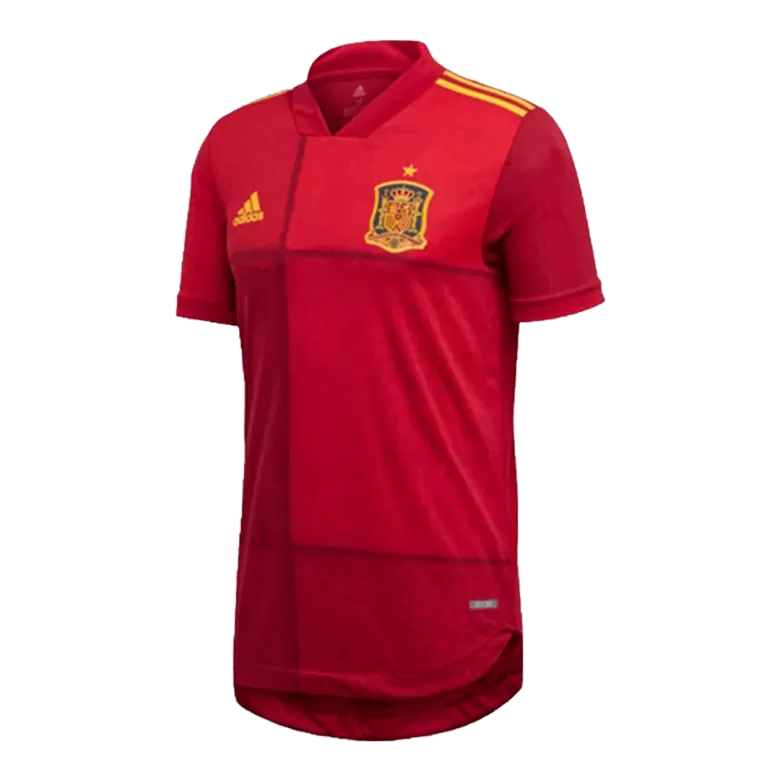 Men's Authentic Spain Home Soccer Jersey Shirt 2020 - Pro Jersey Shop