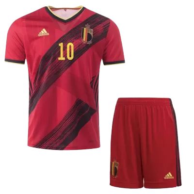 Men's Belgium Home Soccer Jersey Kit (Jersey+Shorts) 2020 - Fan Version - Pro Jersey Shop