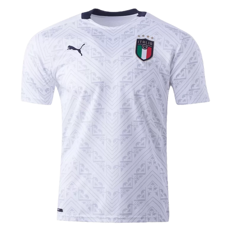 Men's Italy Away Soccer Jersey Whole Kit (Jersey+Shorts+Socks) 2020 - Fan Version - Pro Jersey Shop
