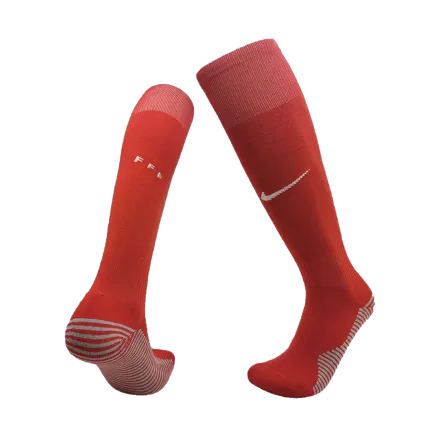 Kid's France Home Red Soccer Socks 2020 - Pro Jersey Shop