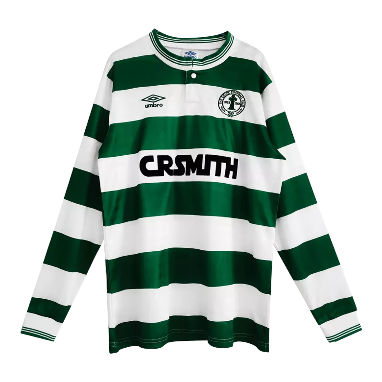 Men's Retro 1987/88 Celtic Home Long Sleeves Soccer Jersey Shirt - Fan Version - Pro Jersey Shop