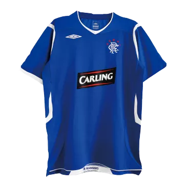 Men's Retro 2008/09 Glasgow Rangers Home Soccer Jersey Shirt Umbro - Pro Jersey Shop