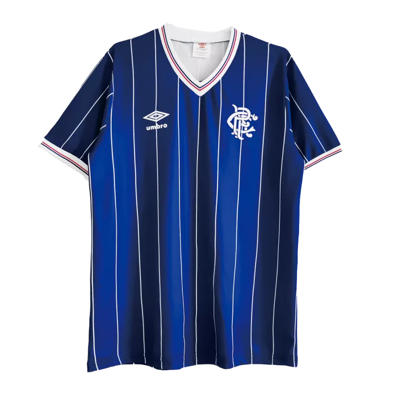 Men's Retro 1982/83 Glasgow Rangers Home Soccer Jersey Shirt - Pro Jersey Shop