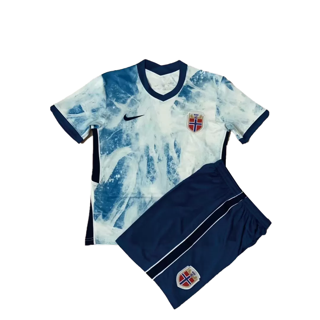 Kid's Nike Norway Away Soccer Kit(Jersey+Shorts) 2020 | Norway | Jersey Shop