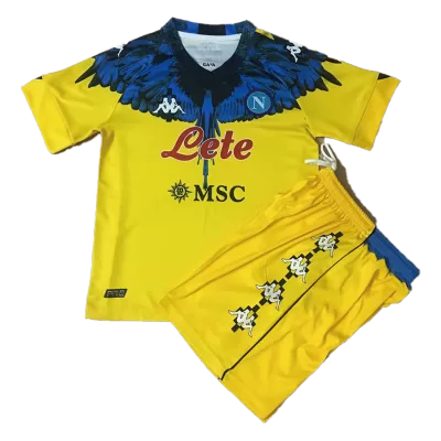 Kids Napoli Soccer Jersey Kit (Jersey+Shorts) 2021 - Pro Jersey Shop