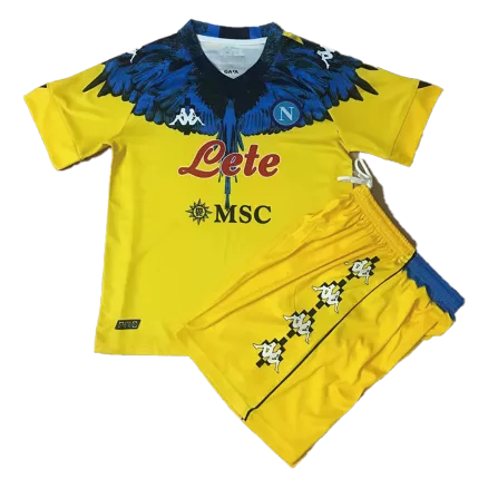 Kids Napoli Soccer Jersey Kit (Jersey+Shorts) 2021 - Pro Jersey Shop