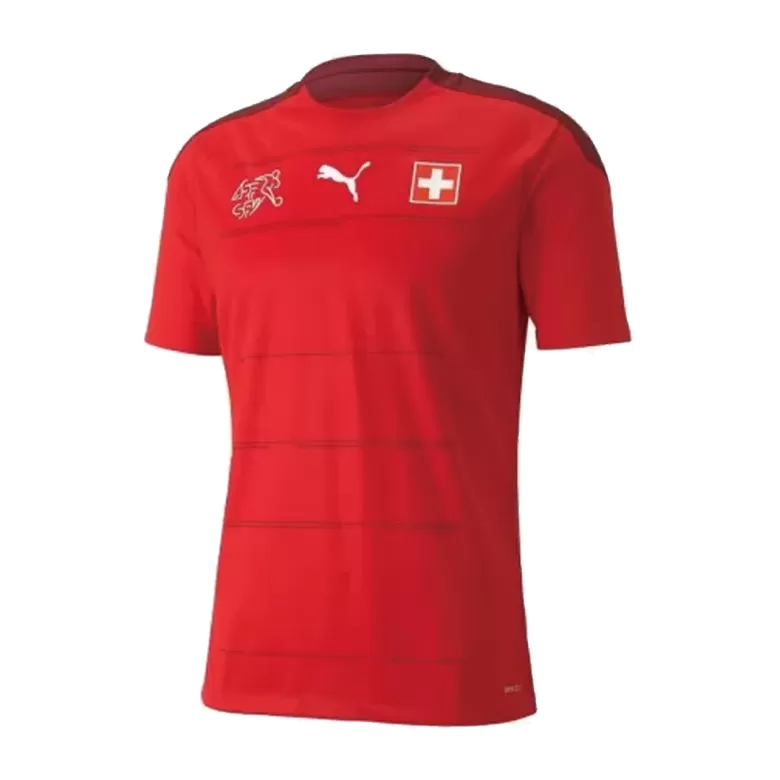 Men's AKANJI #5 Switzerland Home Soccer Jersey Shirt 2021 - Fan Version - Pro Jersey Shop