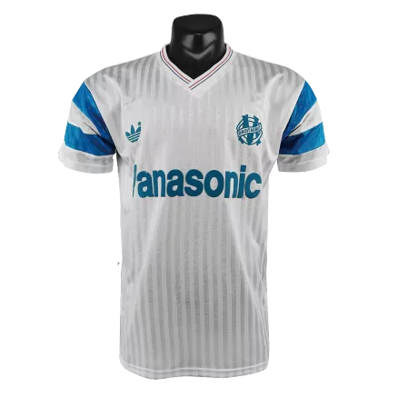 Men's Retro 1990 Marseille Home Soccer Jersey Shirt - Pro Jersey Shop