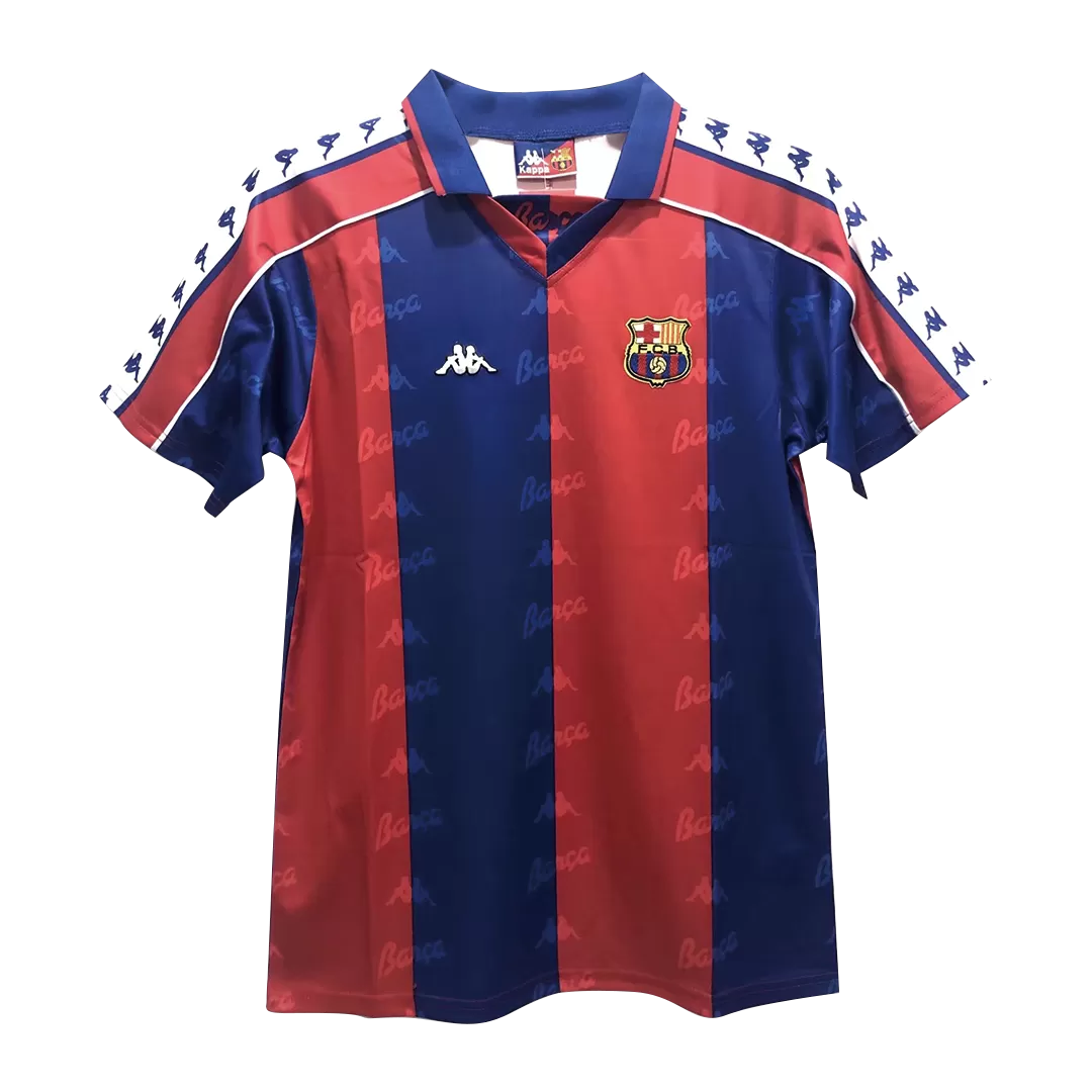 Cumulatief Wie Madison Men's Retro 92/95 Barcelona Home Soccer Jersey Shirt Kappa | Pro Jersey Shop