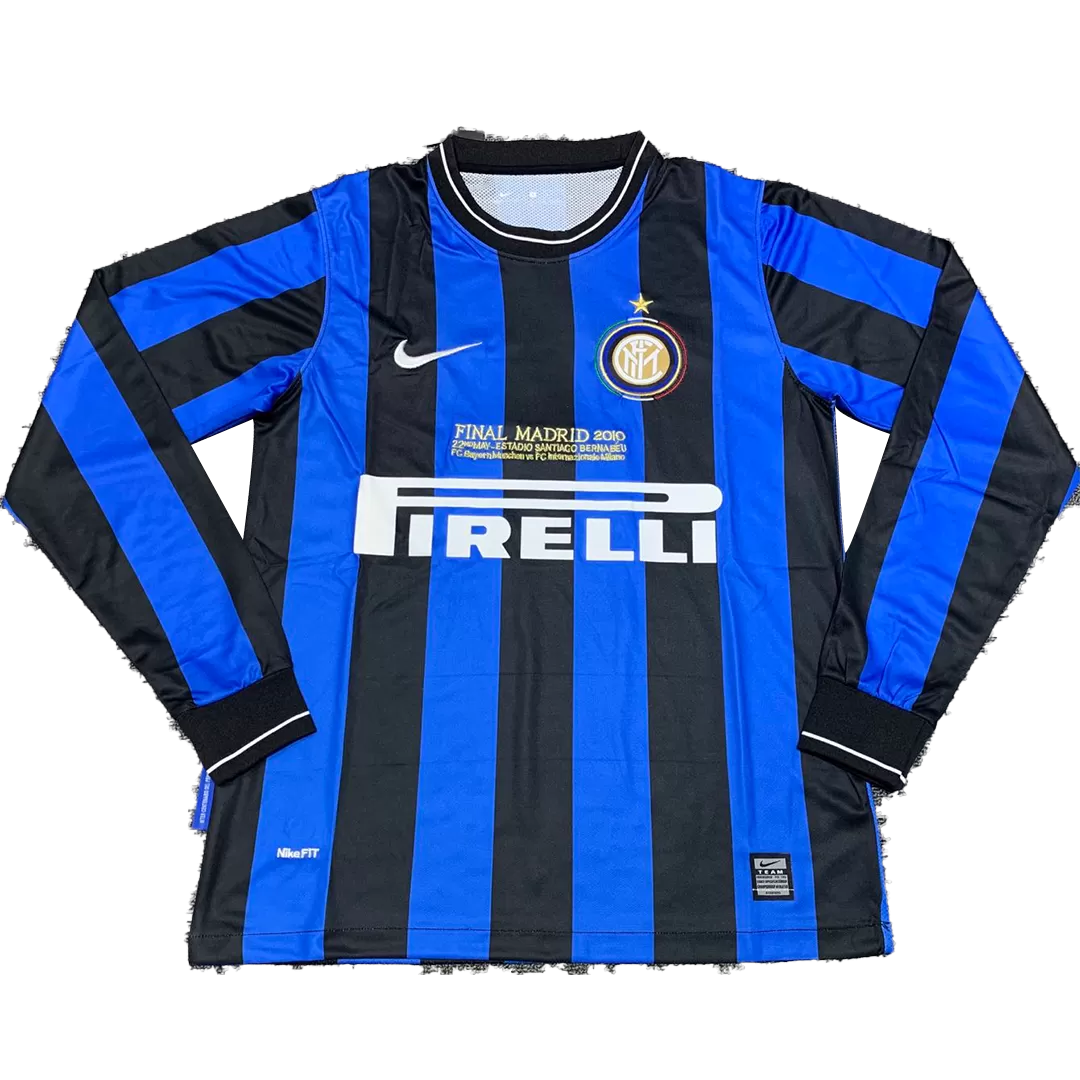 sap Verschuiving Kinematica Men's Retro 2010 Replica Inter Milan Home Long Sleeves Soccer Jersey Shirt  Nike | Pro Jersey Shop