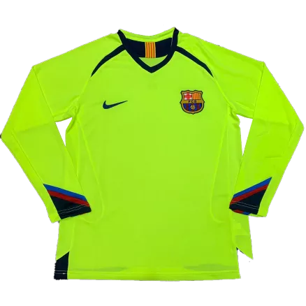 Men's Retro 2005/06 Barcelona Away Long Sleeves Soccer Jersey Shirt - Fan Version - Pro Jersey Shop