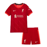 Kids Liverpool Home Soccer Jersey Kit (Jersey+Shorts) 2021/22 Nike - Pro Jersey Shop