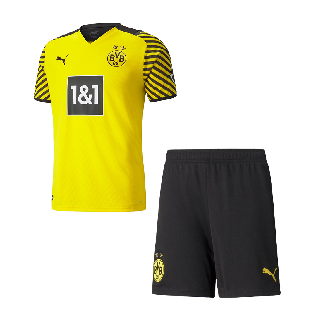 Men's Replica Borussia Home Soccer Jersey Kit (Jersey+Shorts) 2021/22 Puma | Pro Shop