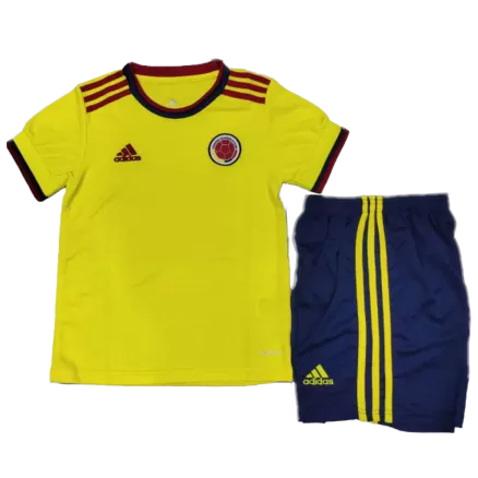 Kids Colombia Home Soccer Jersey Kit (Jersey+Shorts) 2020 - Pro Jersey Shop