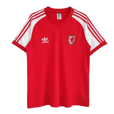 Men's Retro 1982 Wales Home Soccer Jersey Shirt - Pro Jersey Shop