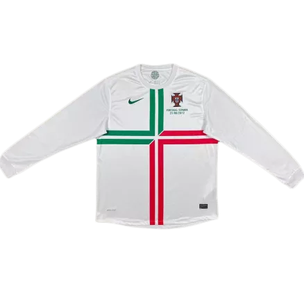 Men's Retro 2012 Portugal Away Long Sleeves Soccer Jersey Shirt - Fan Version - Pro Jersey Shop