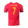 Men's DE BRUYNE #7 Belgium Home Soccer Jersey Shirt 2020 - Fan Version - Pro Jersey Shop