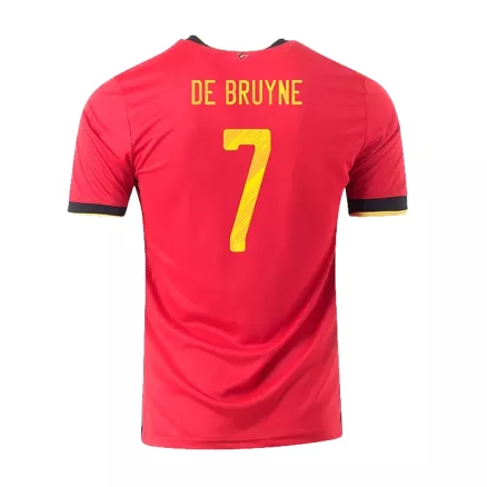 Men's DE BRUYNE #7 Belgium Home Soccer Jersey Shirt 2020 - Fan Version - Pro Jersey Shop